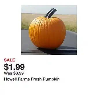 Tractor Supply Company Howell Farms Fresh Pumpkin offer