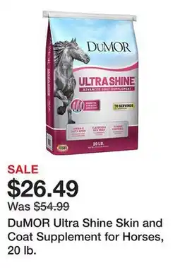 Tractor Supply Company DuMOR Ultra Shine Skin and Coat Supplement for Horses, 20 lb offer