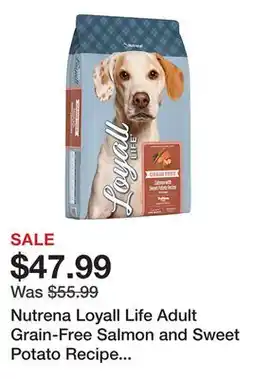 Tractor Supply Company Nutrena Loyall Life Adult Grain-Free Salmon and Sweet Potato Recipe Dry Dog Food, 30 lb. Bag offer