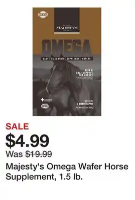 Tractor Supply Company Majesty's Omega Wafer Horse Supplement, 1.5 lb offer
