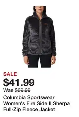 Tractor Supply Company Columbia Sportswear Women's Fire Side II Sherpa Full-Zip Fleece Jacket offer