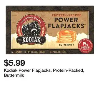 Wegmans Kodiak Power Flapjacks, Protein-Packed, Buttermilk offer