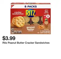 Wegmans Ritz Peanut Butter Cracker Sandwiches offer