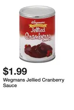 Wegmans Wegmans Jellied Cranberry Sauce offer