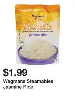 Wegmans Wegmans Steamables Jasmine Rice offer