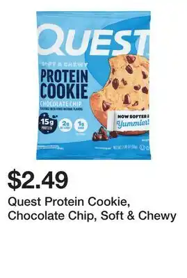 Wegmans Quest Protein Cookie, Chocolate Chip, Soft & Chewy offer