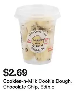 Wegmans Cookies-n-Milk Cookie Dough, Chocolate Chip, Edible offer