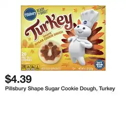 Wegmans Pillsbury Shape Sugar Cookie Dough, Turkey offer