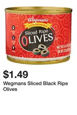 Wegmans Wegmans Sliced Black Ripe Olives offer