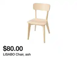 Ikea LISABO Chair, ash offer