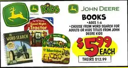 Ollie's JOHN DEERE BOOKS offer