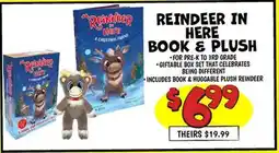 Ollie's REINDEER IN HERE BOOK & PLUSH offer