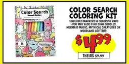Ollie's COLOR SEARCH COLORING KIT offer