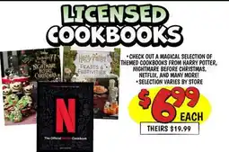 Ollie's LICENSED COOKBOOKS offer