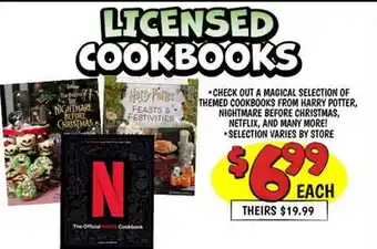 Ollie's LICENSED COOKBOOKS offer