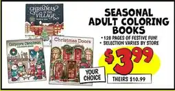 Ollie's SEASONAL ADULT COLORING BOOKS offer