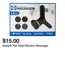Five Below Sealy Flat Head Electric Massager offer