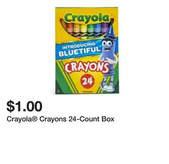 Five Below Crayola Crayons 24-Count Box offer