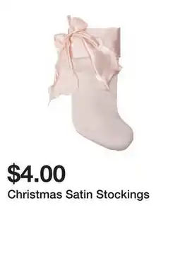 Five Below Christmas Satin Stockings offer