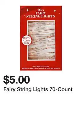 Five Below Fairy String Lights 70-Count offer
