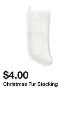 Five Below Christmas Fur Stocking offer