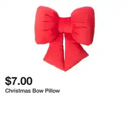 Five Below Christmas Bow Pillow offer