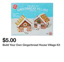 Five Below Build Your Own Gingerbread House Village Kit offer
