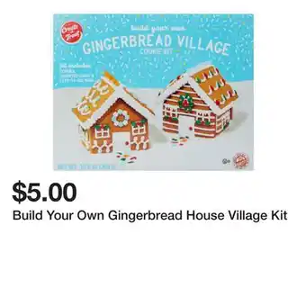 Five Below Build Your Own Gingerbread House Village Kit offer