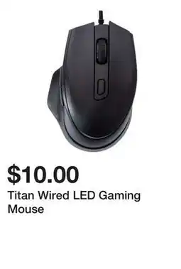 Five Below Titan Wired LED Gaming Mouse offer