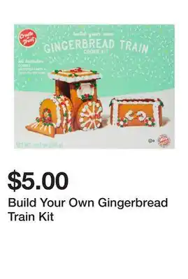 Five Below Build Your Own Gingerbread Train Kit offer