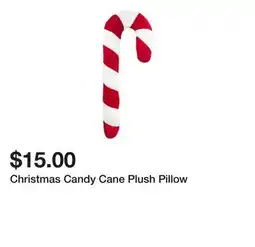 Five Below Christmas Candy Cane Plush Pillow offer