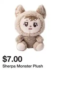 Five Below Sherpa Monster Plush offer