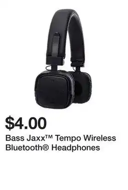 Five Below Bass Jaxx Tempo Wireless Bluetooth Headphones offer