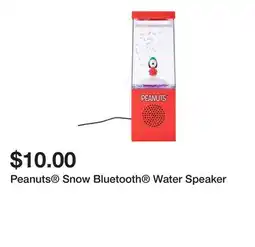 Five Below Peanuts Snow Bluetooth Water Speaker offer