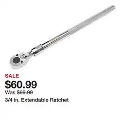 Harbor Freight Tools 3/4 in. Extendable Ratchet offer