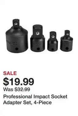Harbor Freight Tools Professional Impact Socket Adapter Set, 4-Piece offer