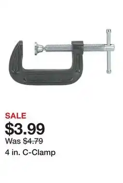 Harbor Freight Tools 4 in. C-Clamp offer