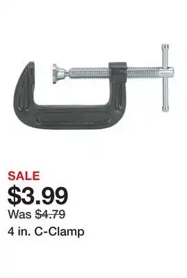 Harbor Freight Tools 4 in. C-Clamp offer