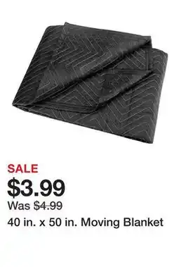 Harbor Freight Tools 40 in. x 50 in. Moving Blanket offer