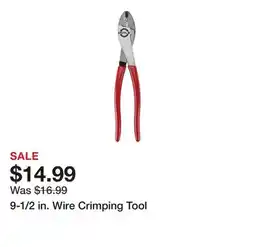 Harbor Freight Tools 9-1/2 in. Wire Crimping Tool offer