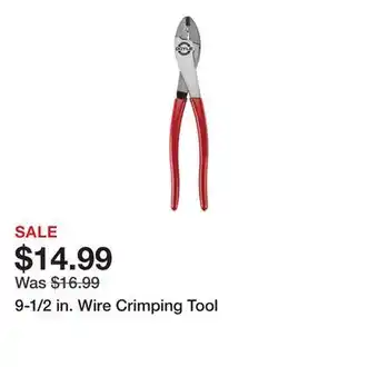 Harbor Freight Tools 9-1/2 in. Wire Crimping Tool offer
