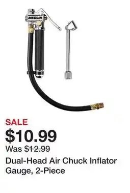 Harbor Freight Tools Dual-Head Air Chuck Inflator Gauge, 2-Piece offer