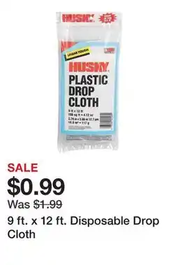Harbor Freight Tools 9 ft. x 12 ft. Disposable Drop Cloth offer
