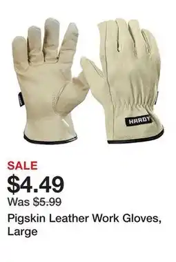 Harbor Freight Tools Pigskin Leather Work Gloves, Large offer