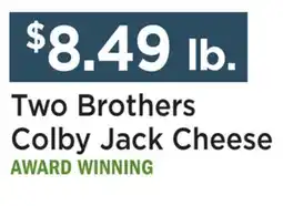 Heinen's Two Brothers Colby Jack Cheese offer