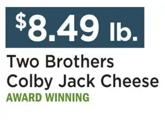 Heinen's Two Brothers Colby Jack Cheese offer