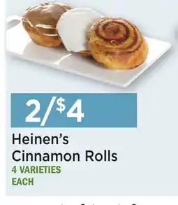 Heinen's Heinen's Cinnamon Rolls offer