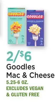 Heinen's Goodles Mac & Cheese offer