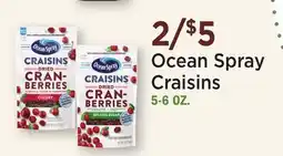 Heinen's Ocean Spray Craisins offer