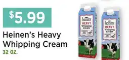 Heinen's Heinen's Heavy Whipping Cream offer